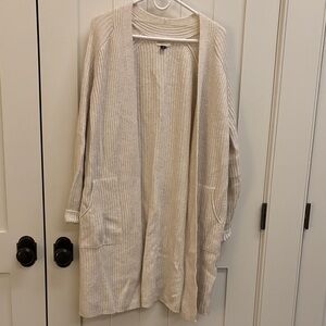 Universal Thread Cream Ribbed Cardigan
